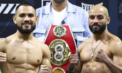 IBF世界スーパー・フェザー級タイトルマッチ エデュアルド・ヌニェス対クリストファー・ディアス