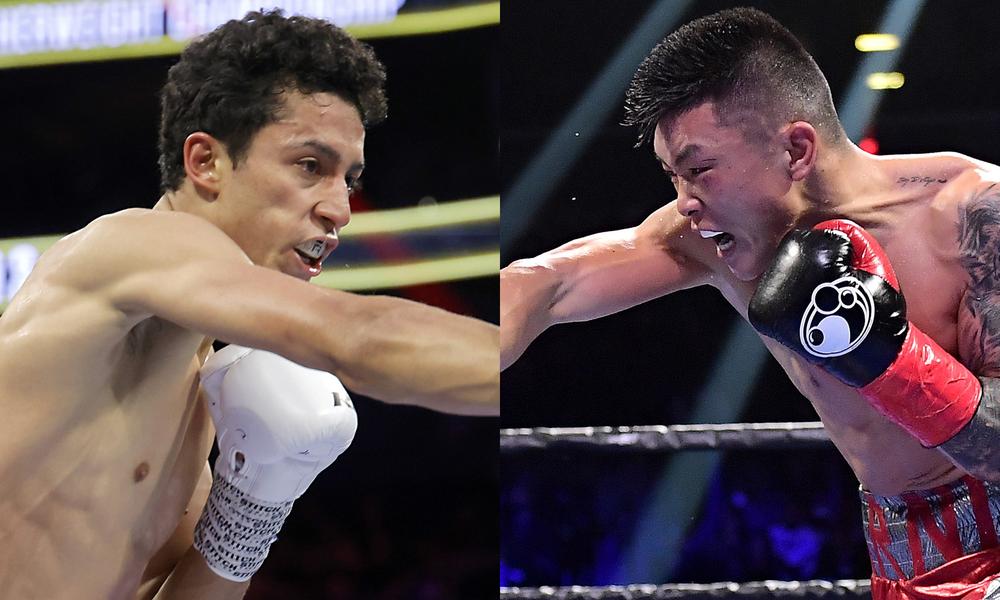 WBO世界フェザー級タイトルマッチ  ラファエル・エスピノサ対アーノルド・ケガイ