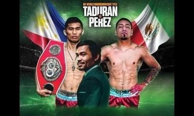 IBF世界ミニマム級タイトルマッチ  ペドロ・タドゥラン対グスタボ・ペレス