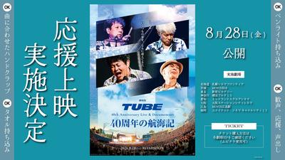 『劇場版 TUBE 40th Anniversary Live & Documentary ～40周年の航海記～』 応援上映実施のお知らせ