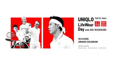 年末まで3カ月連続!錦織圭を大特集! 10/11「生中継!LifeWear Day TOKYO 2026 with 錦織圭」 11/14「錦織圭 ラストロード ~最後のグランドスラムからジャパンオー  プンまでの軌跡~」  12/27「錦織圭~世界を魅了した日本の奇跡~」